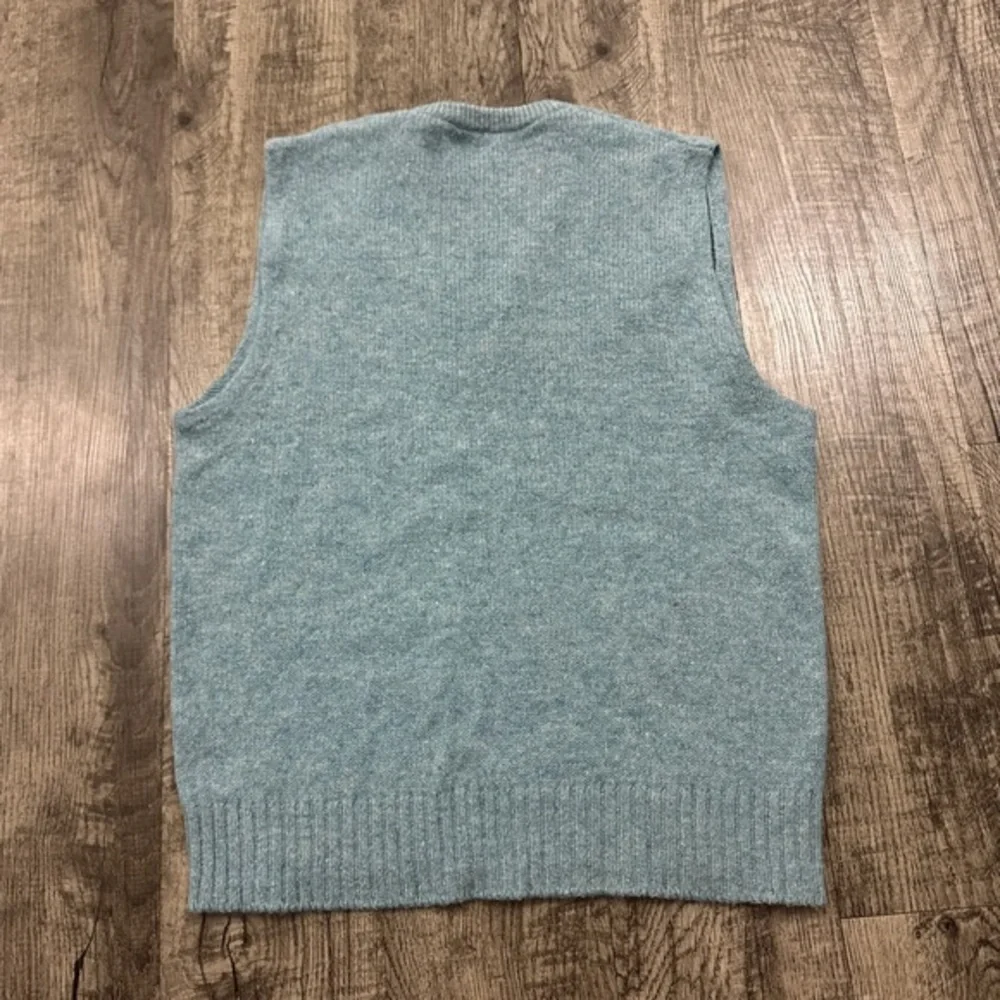 Vintage Jantzen Wool Sweater‎ Vest Light Blue
